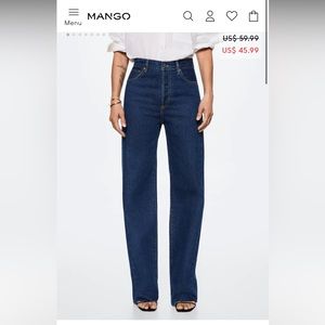 Mango Wide Leg Jeans. Never worn.